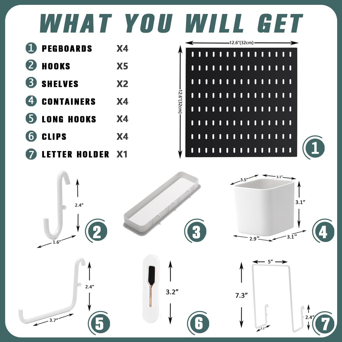 MULSAME pegboard in kitchen corner storing tools and utensils