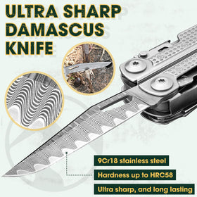 Multper foldable multitool saves pocket space for outdoor use