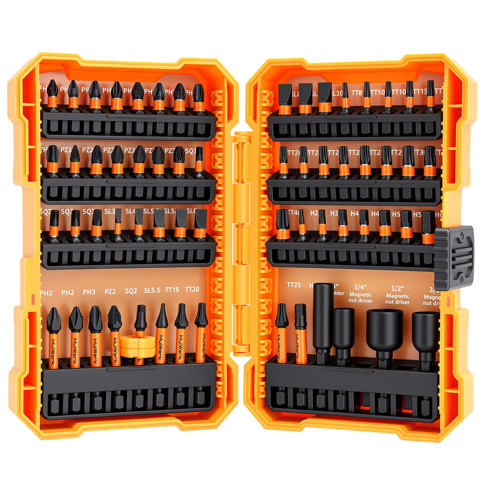 MulWark 63-piece set in rugged case for quick access