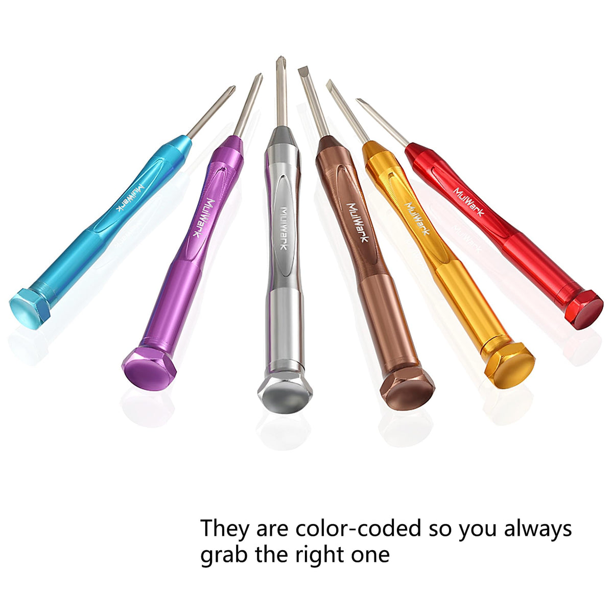 MULWARK eyeglasses and electronics screwdriver set for delicate tasks