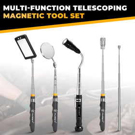 Mulwark heavy-duty aluminum handle offers light weight and corrosion resistance.