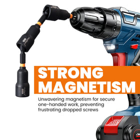 MulWark magnetic bit holder, keeps bits secured during work.