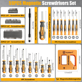 MulWark screwdriver bits 1/4-inch variety optimized for versatile repairs