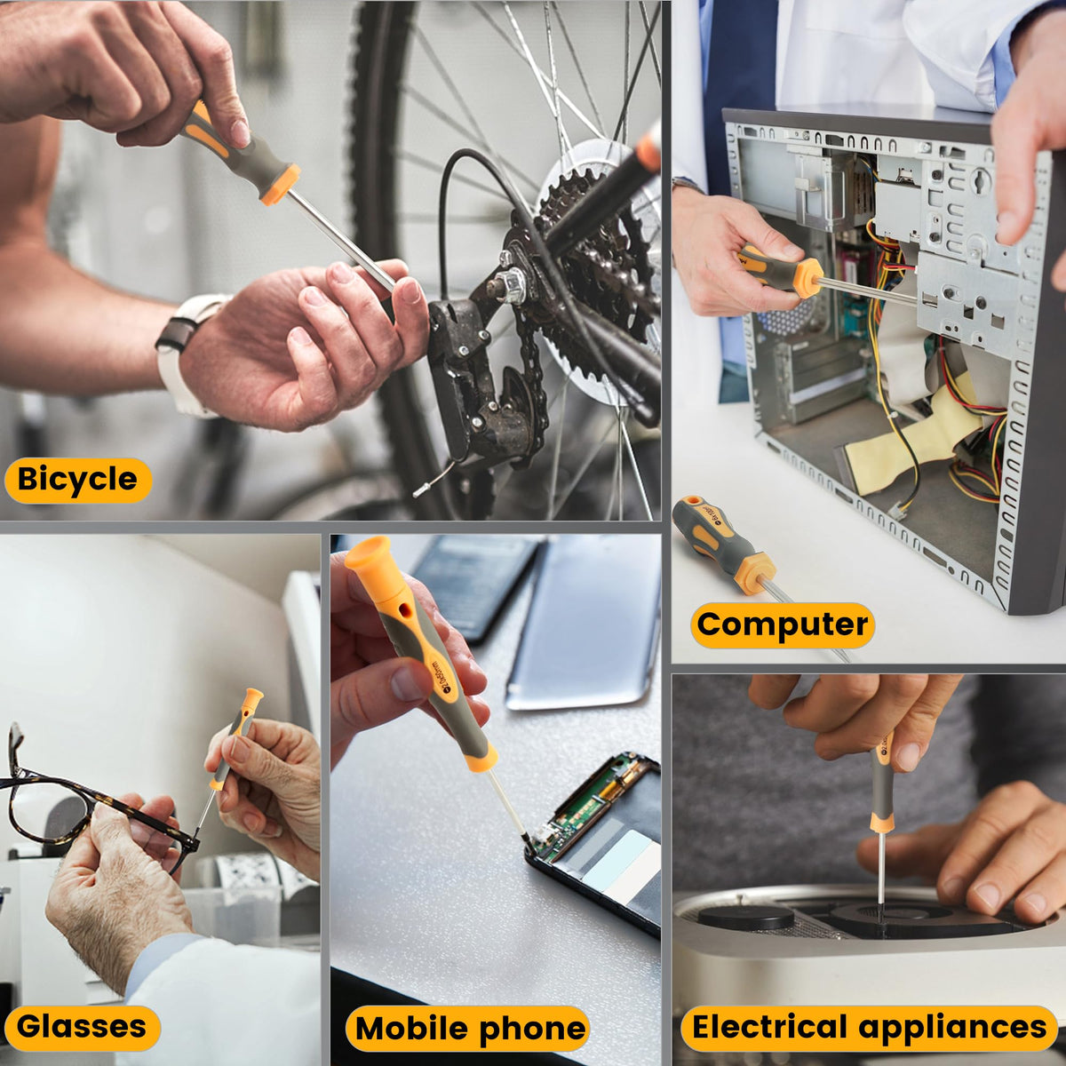 MulWark standard screwdrivers arranged for dependable everyday assembly tasks