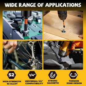 MulWark assortment of Torx and hex bits for versatile projects