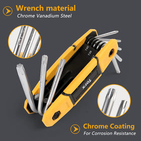 MULWARK torx keys 8-piece ready for Torx fasteners in tight spaces