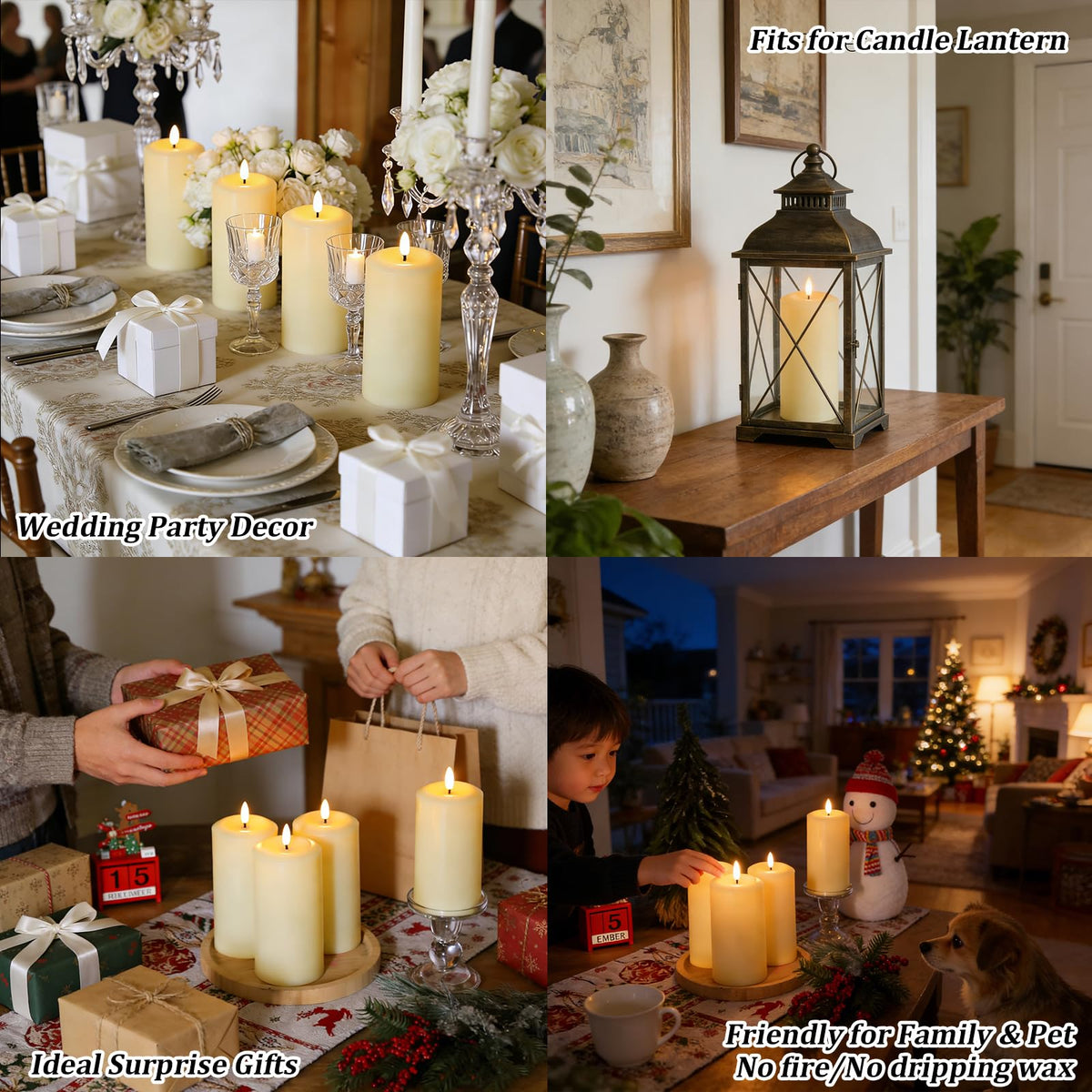 Ideal for weddings, holidays, and festive centerpieces.