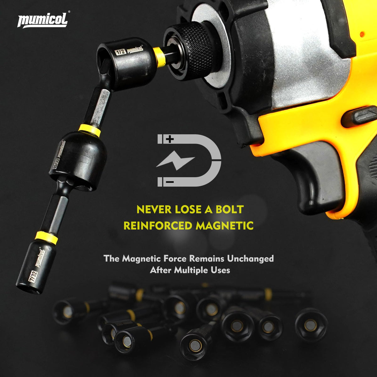 Mumicol wing nut driver in action for quickly tackling larger hardware tasks