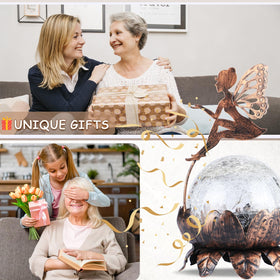 MUMTOP crackle-glass fairy lights elevate indoor or outdoor spaces with whimsy.