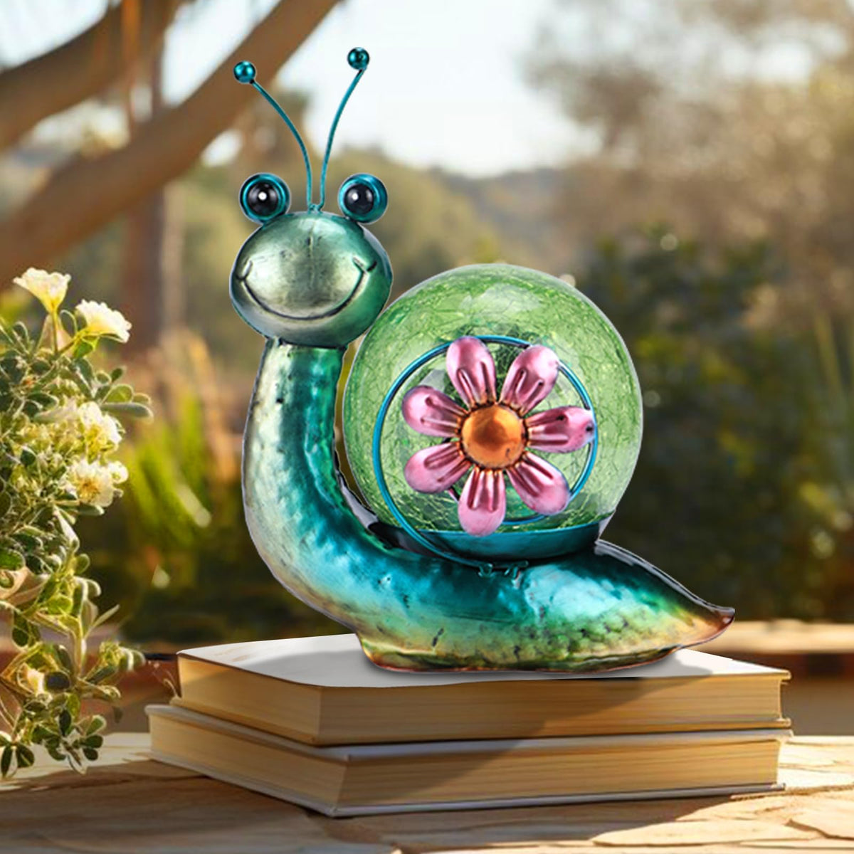 MUMTOP outdoor tabletop lantern makes a charming garden gift.
