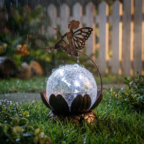 MUMTOP yard table lantern decor adds cozy atmosphere to patio and lawn.