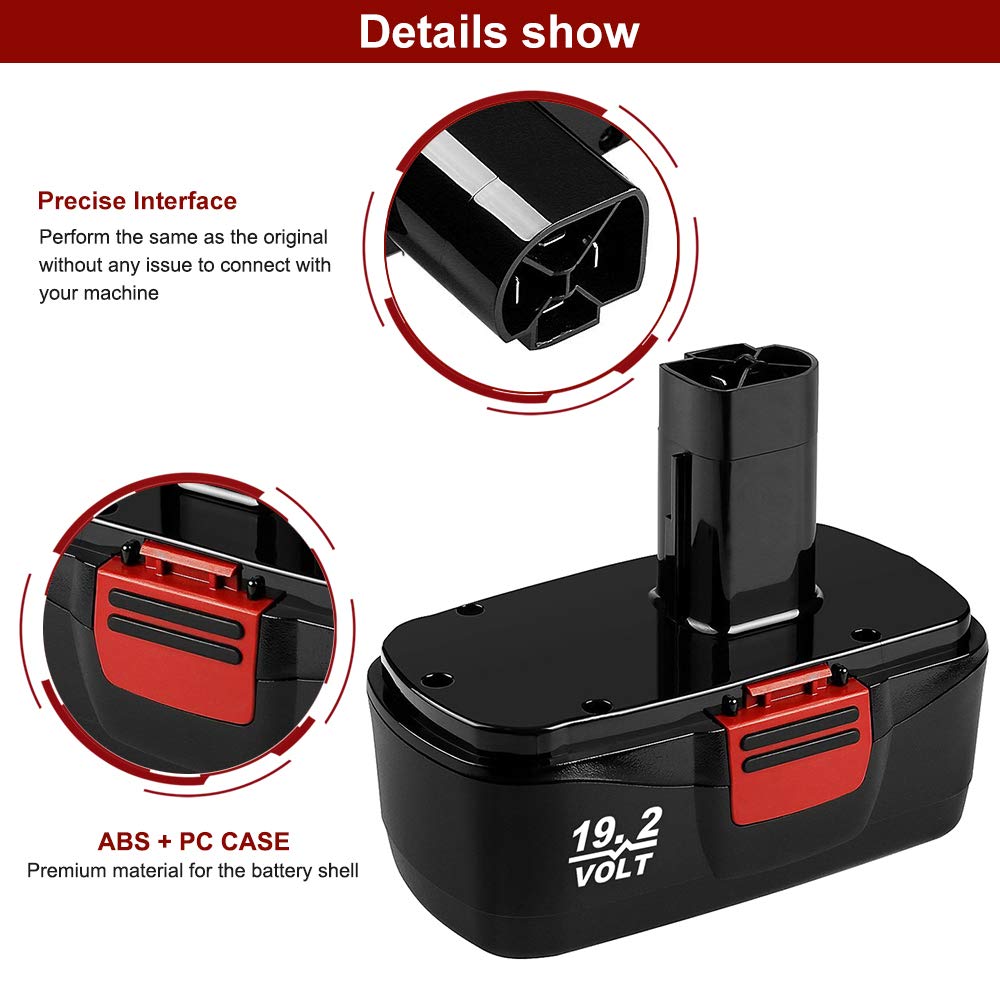 Munikind 19.2V replacement battery pack in box, ready for easy upgrade.