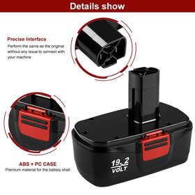 Munikind 19.2V replacement battery pack in box, ready for easy upgrade.