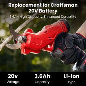 Munikind 2A fast charger for Craftsman V20 batteries.