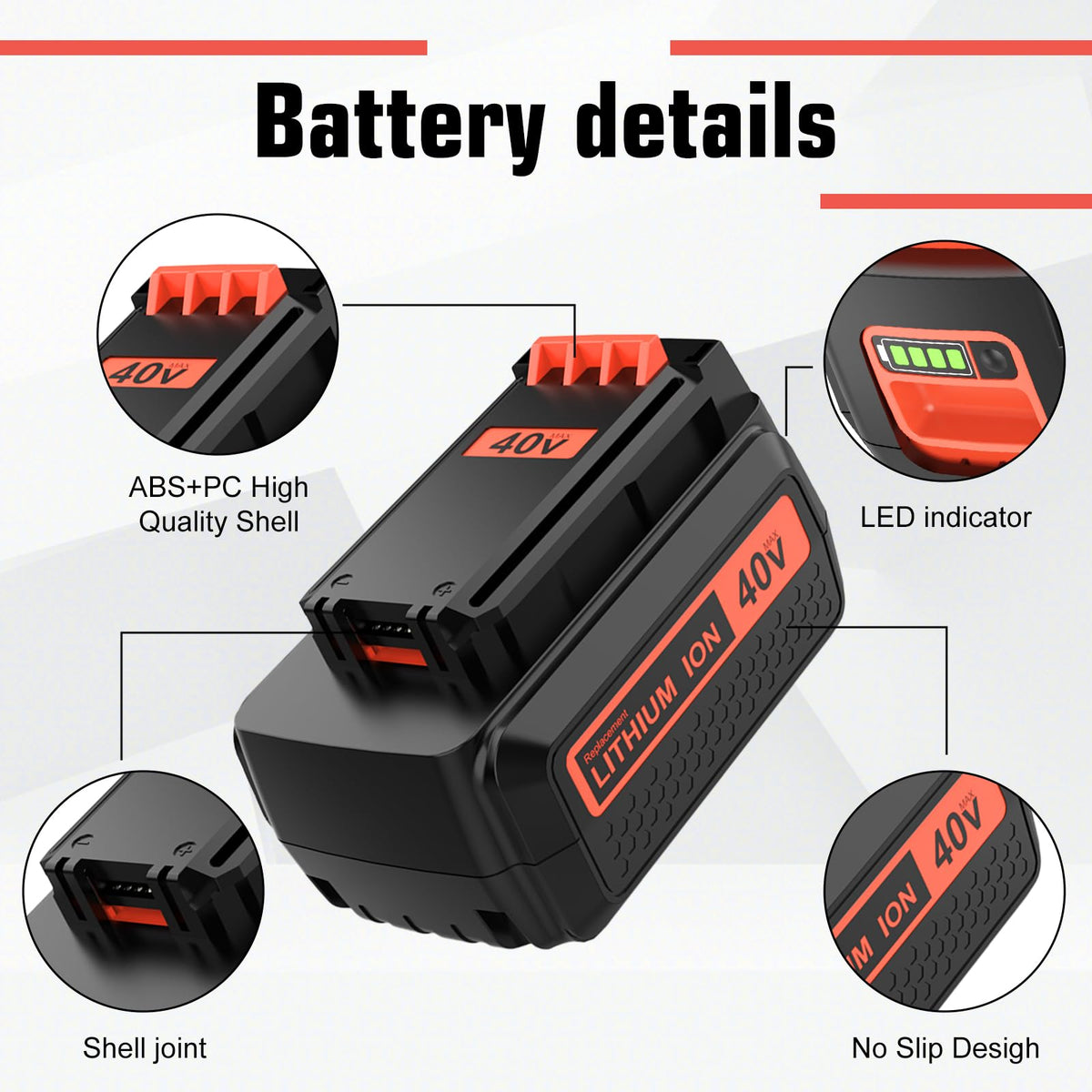 Munikind 40V charger LCS36 compatible with 100-240V outlets