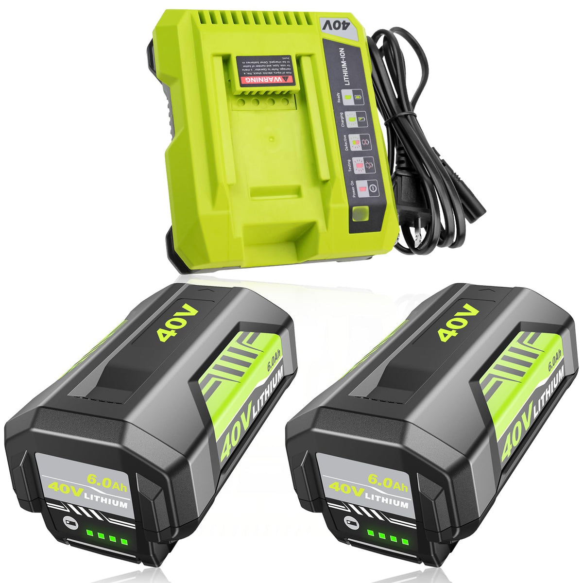 Munikind Ryobi 40V battery pack offering long-lasting power for projects