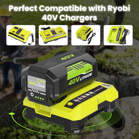 Munikind Ryobi 40V compatible battery supporting multiple tools