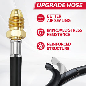 Muphop complete regulator kit includes hose, clamp, and mounting nut.