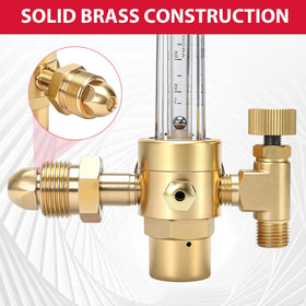 Muphop CGA-580 inlet ensures easy cylinder attachment.