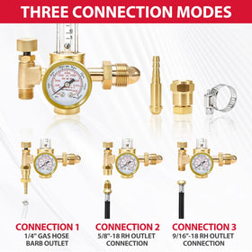 Muphop regulator with large 1.5-inch gauge for readability.