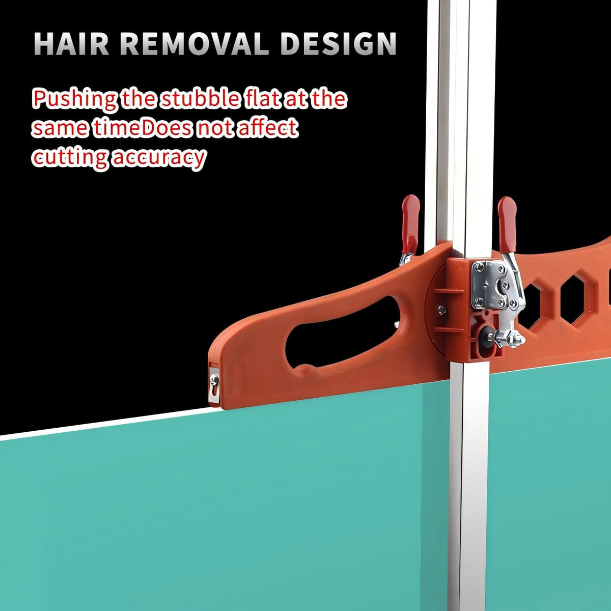 Muscovite drywall cutter anti-slip scales lock measurements for repeatable accuracy.