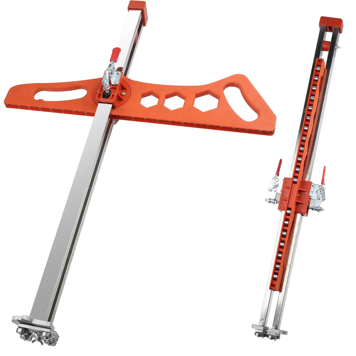 Muscovite drywall cutter folded for compact storage on the jobsite.
