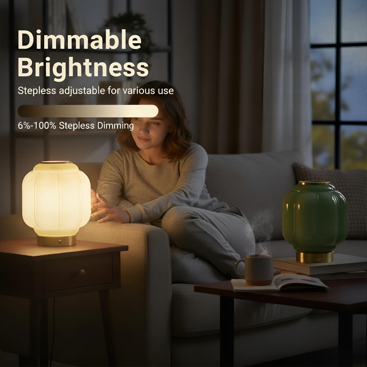 MUSEDS lamp uses a standard E26 bulb for customizable warmth.