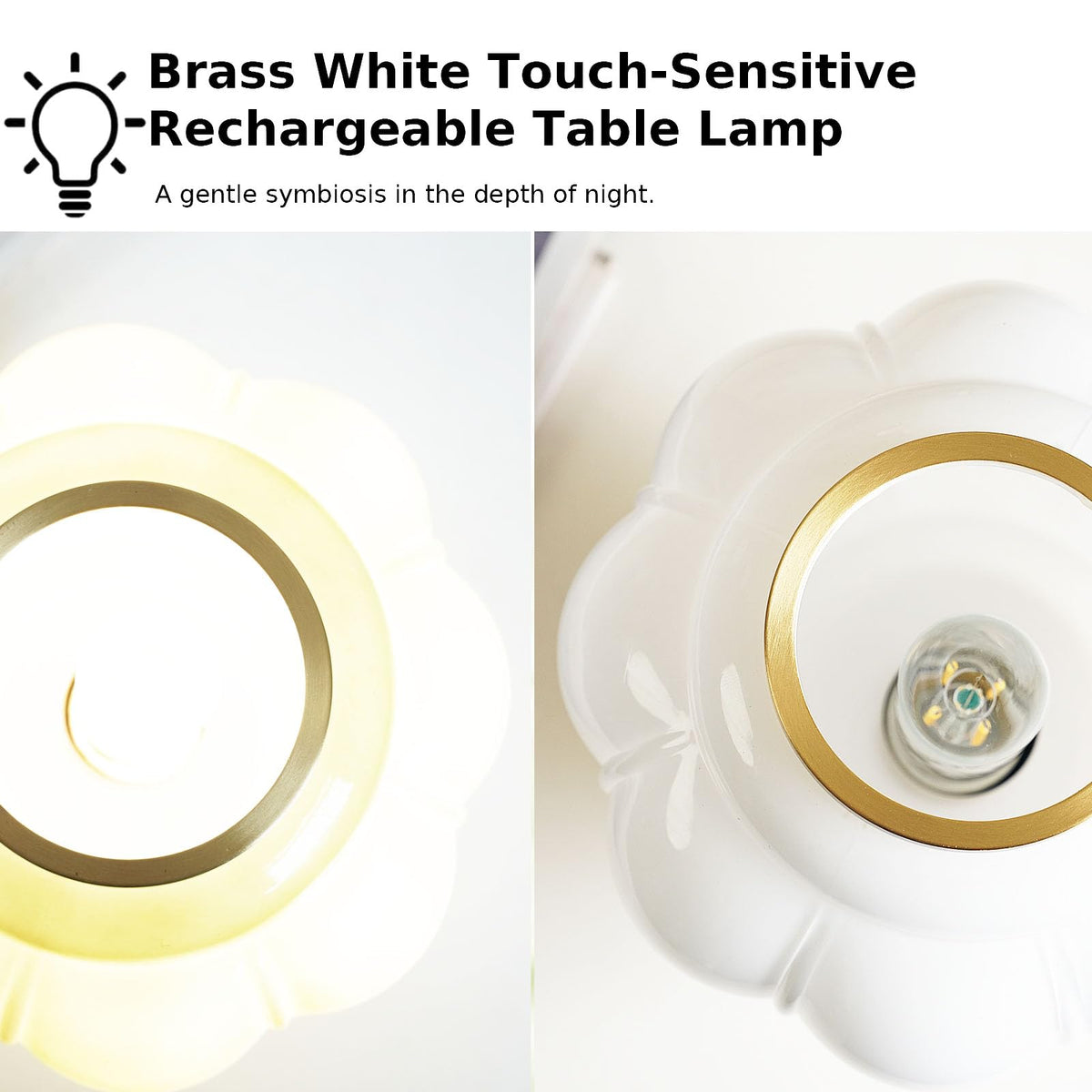 MUSEDS warm glow enhances bedside reading and relaxation.