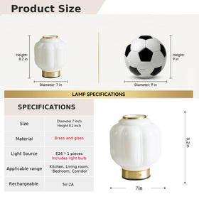 MUSEDS portable desk lamp suitable for small spaces and corners.