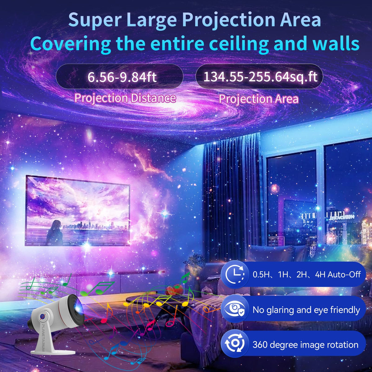 Musqua Galaxy Projector projection discs collection offering varied scenes