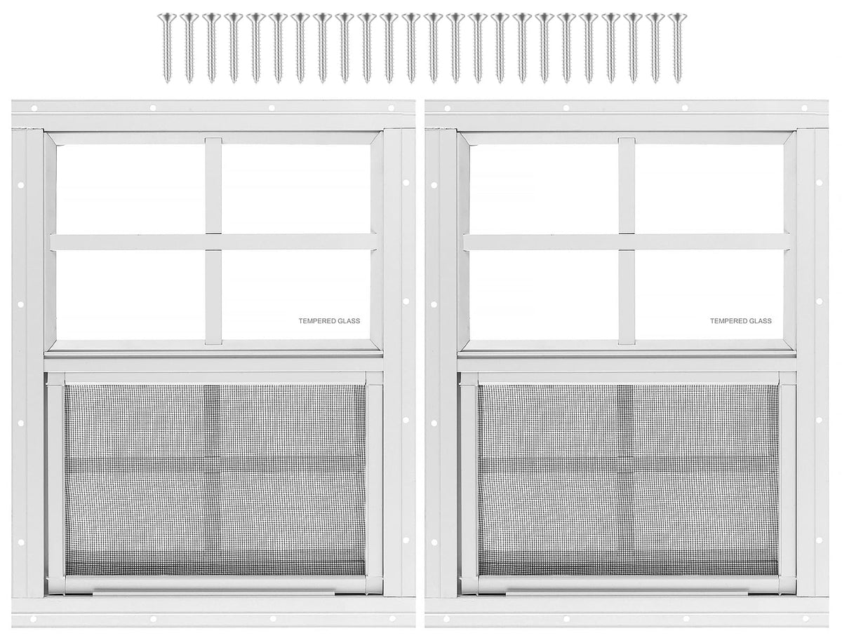 Musselton shed window flush-mount 12x16 for seamless exterior integration and daylight.