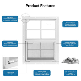 Musselton shed window aluminum-frame close-up highlighting rust-proof construction.