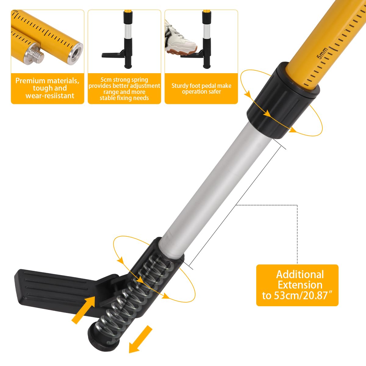 MUTOOP spring-loaded anti-shift system prevents tool drift.