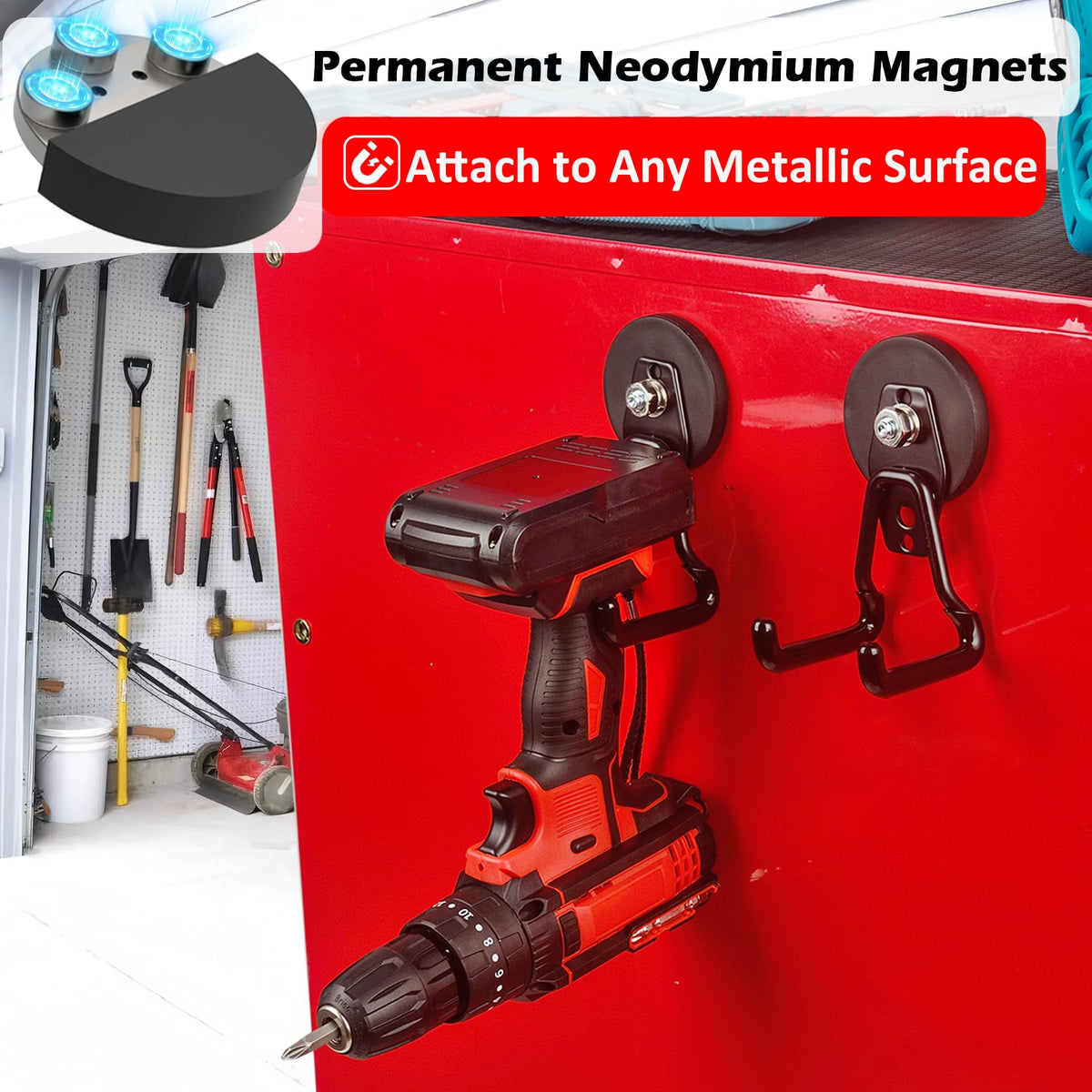 MUTUACTOR hooks reposition easily for flexible tool layout