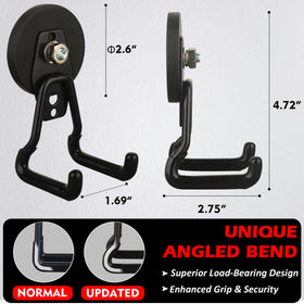 MUTUACTOR magnetic hook securely holding a cordless impact driver