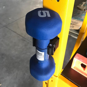 MUTUACTOR magnetic tool holder adapts to various tool sizes and placements.