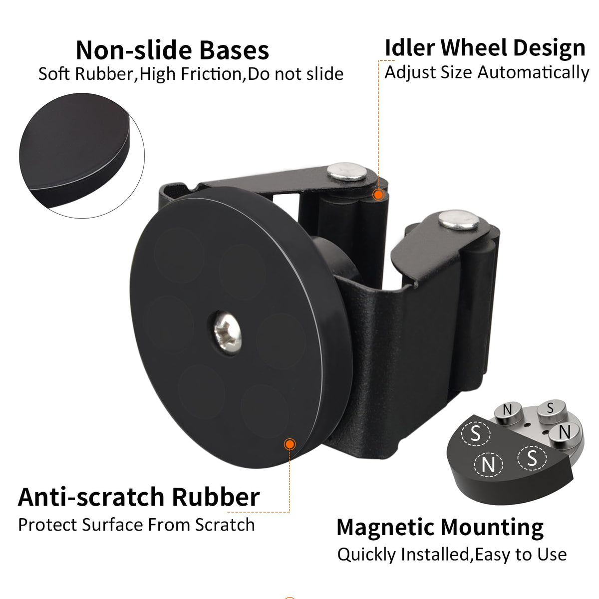 MUTUACTOR organized cleaning essentials kept within reach on metal surfaces.