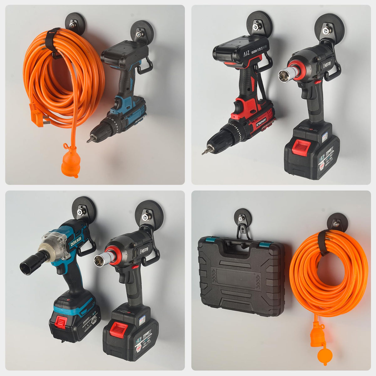 MUTUACTOR rubber-coated magnetic hook protecting tools from scratches