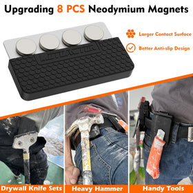 MUTUACTOR quick-release tool holster holds screws within reach