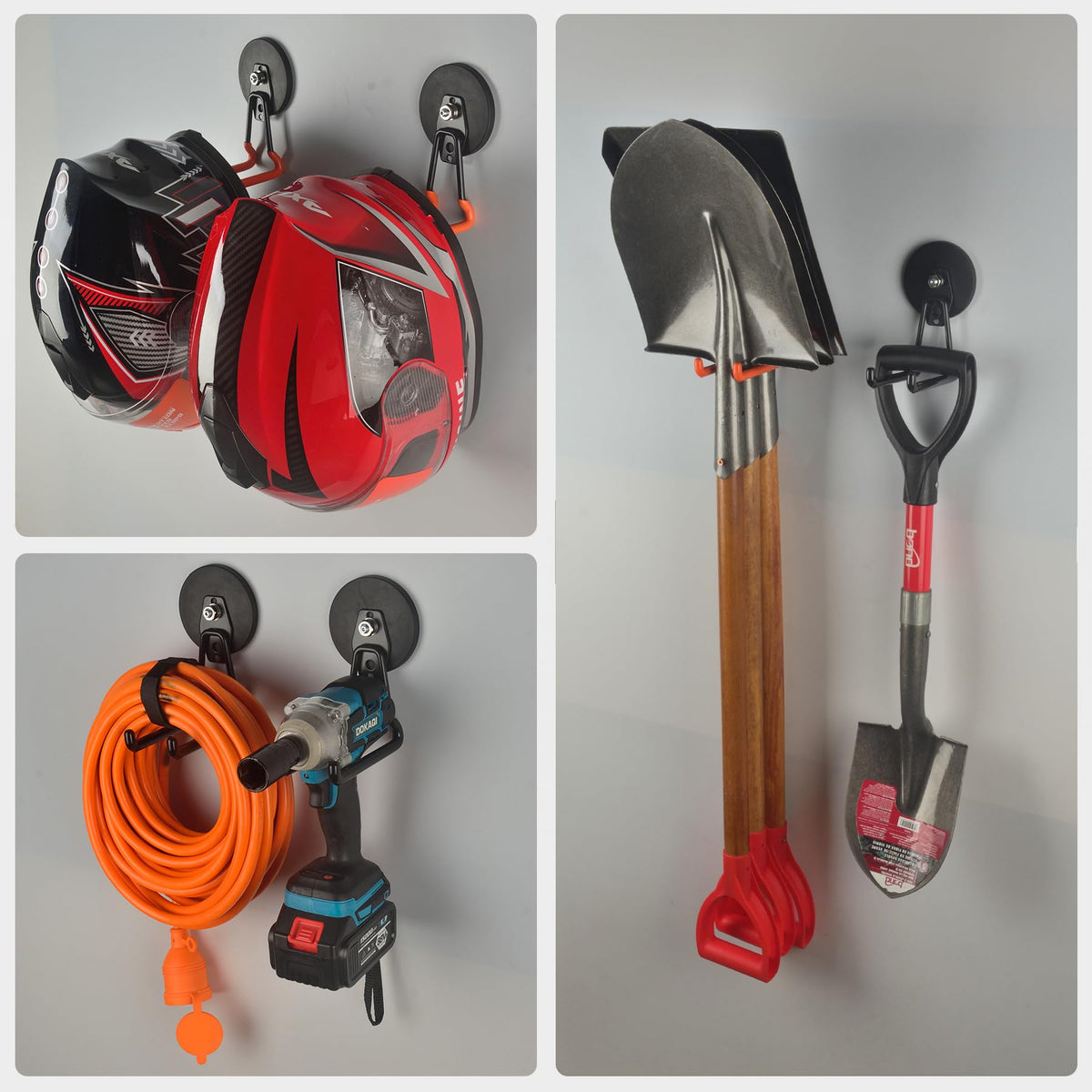 Mutuactor trailer cord storage keeps cables off the floor.