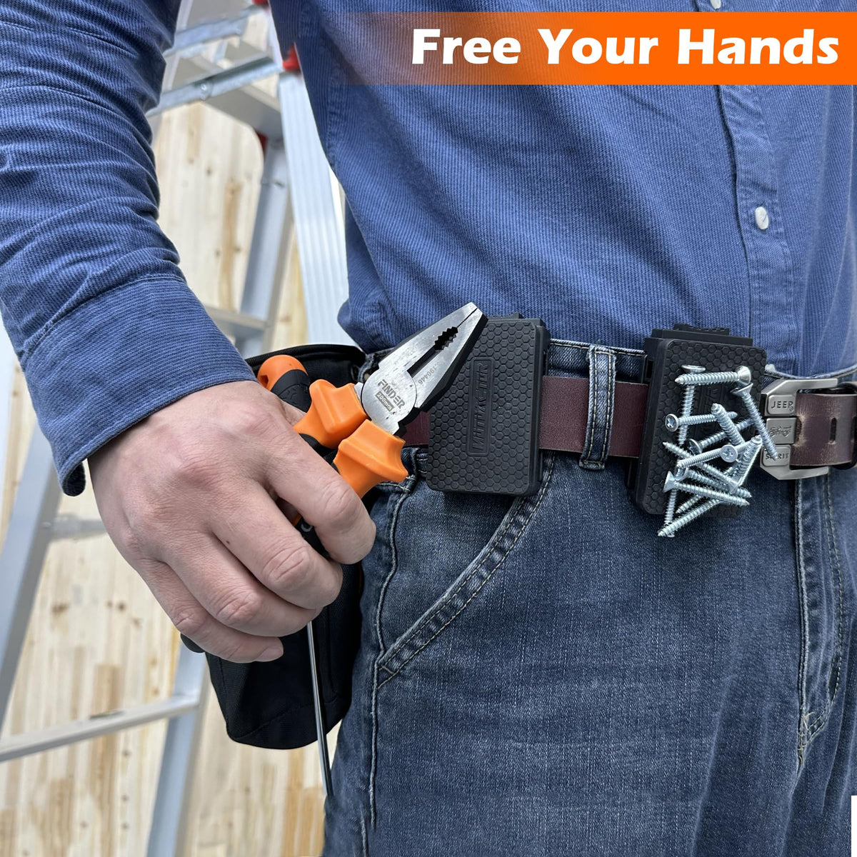 MUTUACTOR universal tools holder supports multiple tools on-site