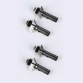 MUU universal toilet seat bolt kit installation options for top or bottom tightening