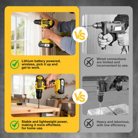 Muylux cordless drill 70pcs durable build delivers reliable performance over time.