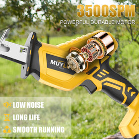 Muylux saw cutting metal for durable renovations