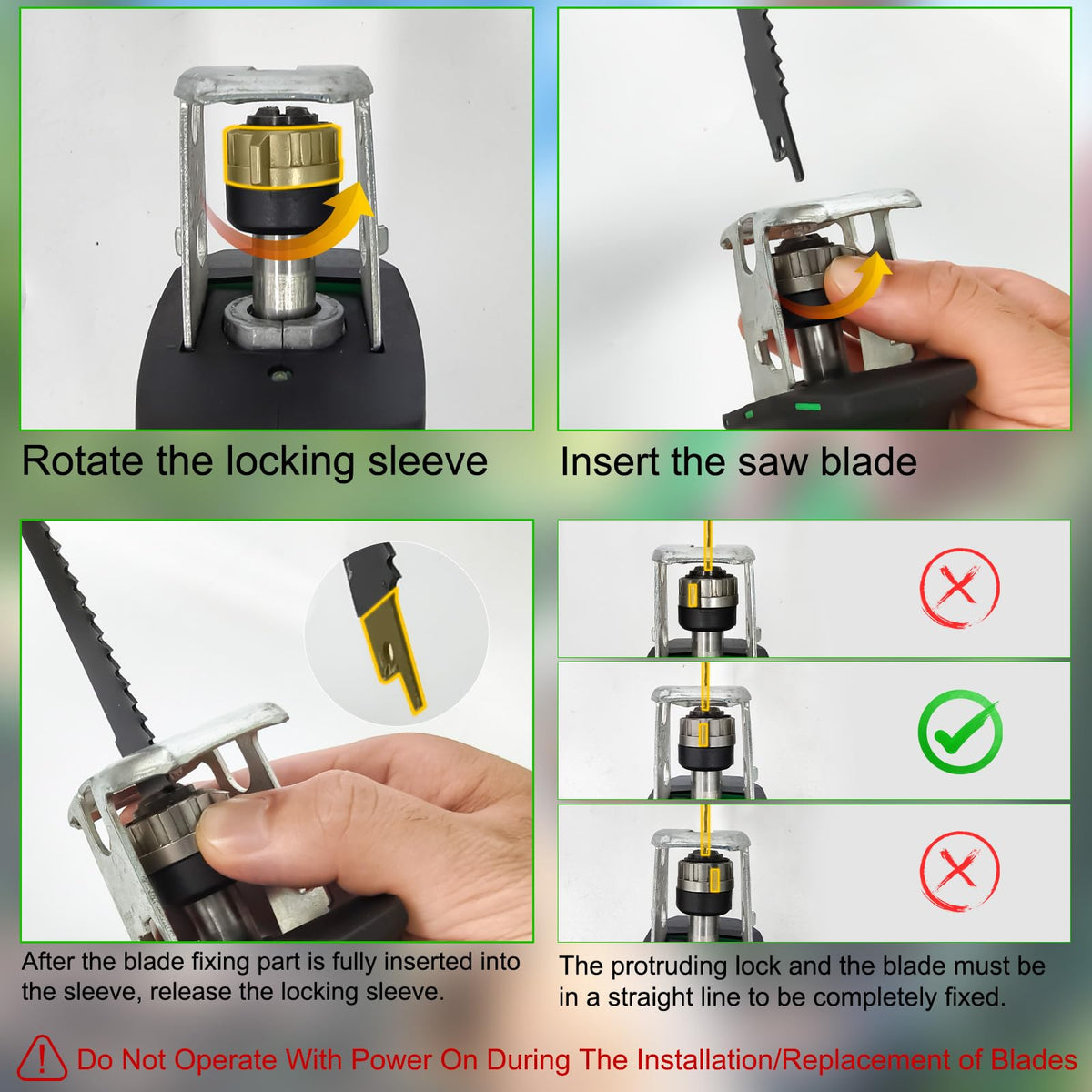 Muylux saw trimming a tree branch safely in outdoor work