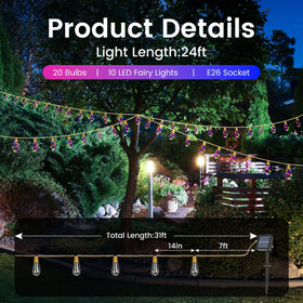 MUYUN easy-install outdoor lighting for gardens, cafes, and porches.