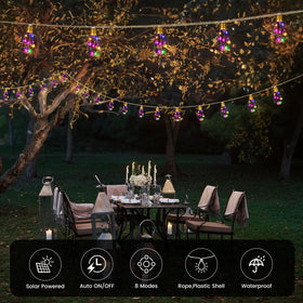 MUYUN hemp rope light string durable for fences and balconies