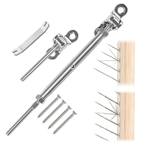 Muzata CK07 turnbuckle pack for 1/8in cable railing showing adjustable tension