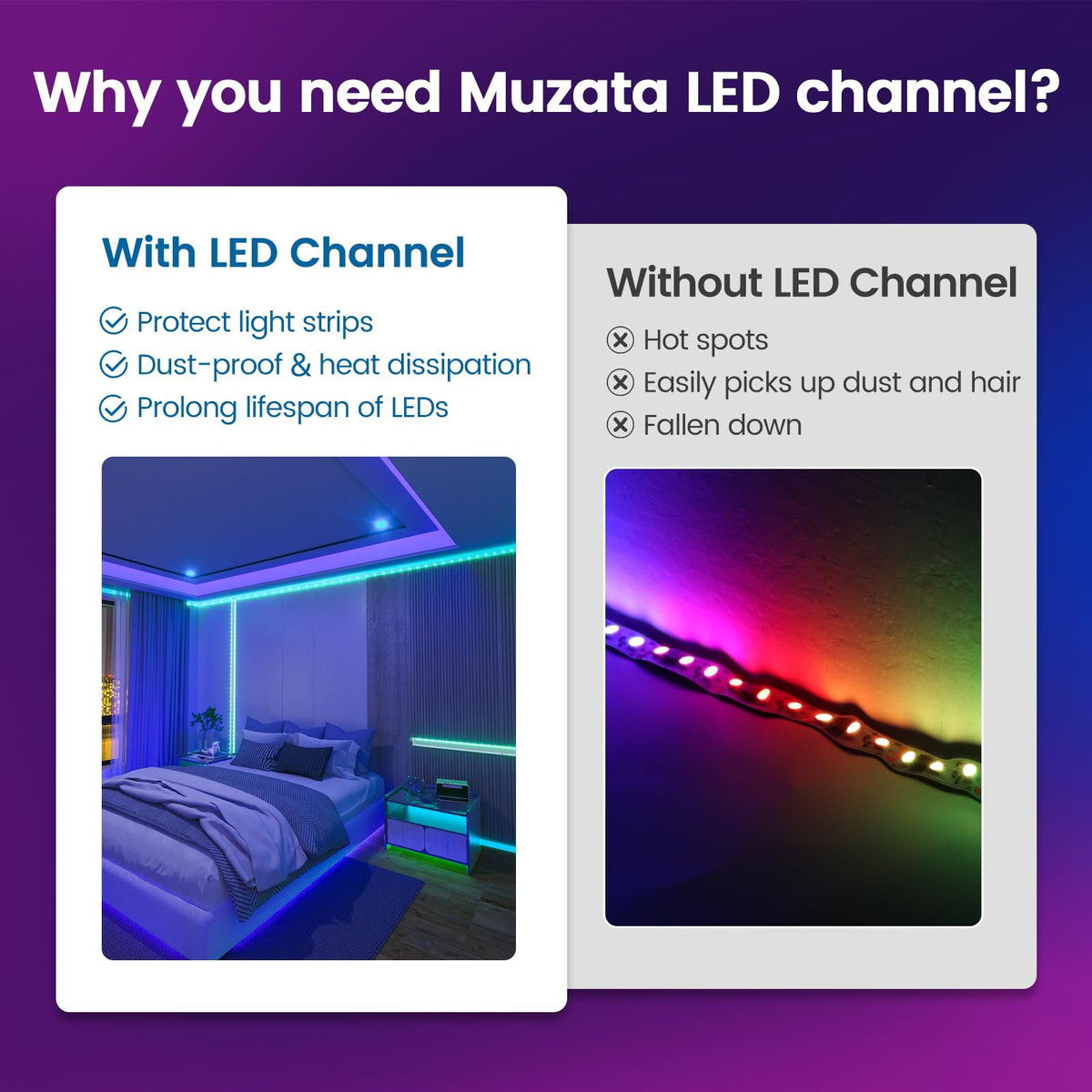 Muzata extension connectors LCB1 for longer runs