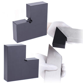 Muzata HA02 corner connector hidden for seamless 90-degree handrail joints.